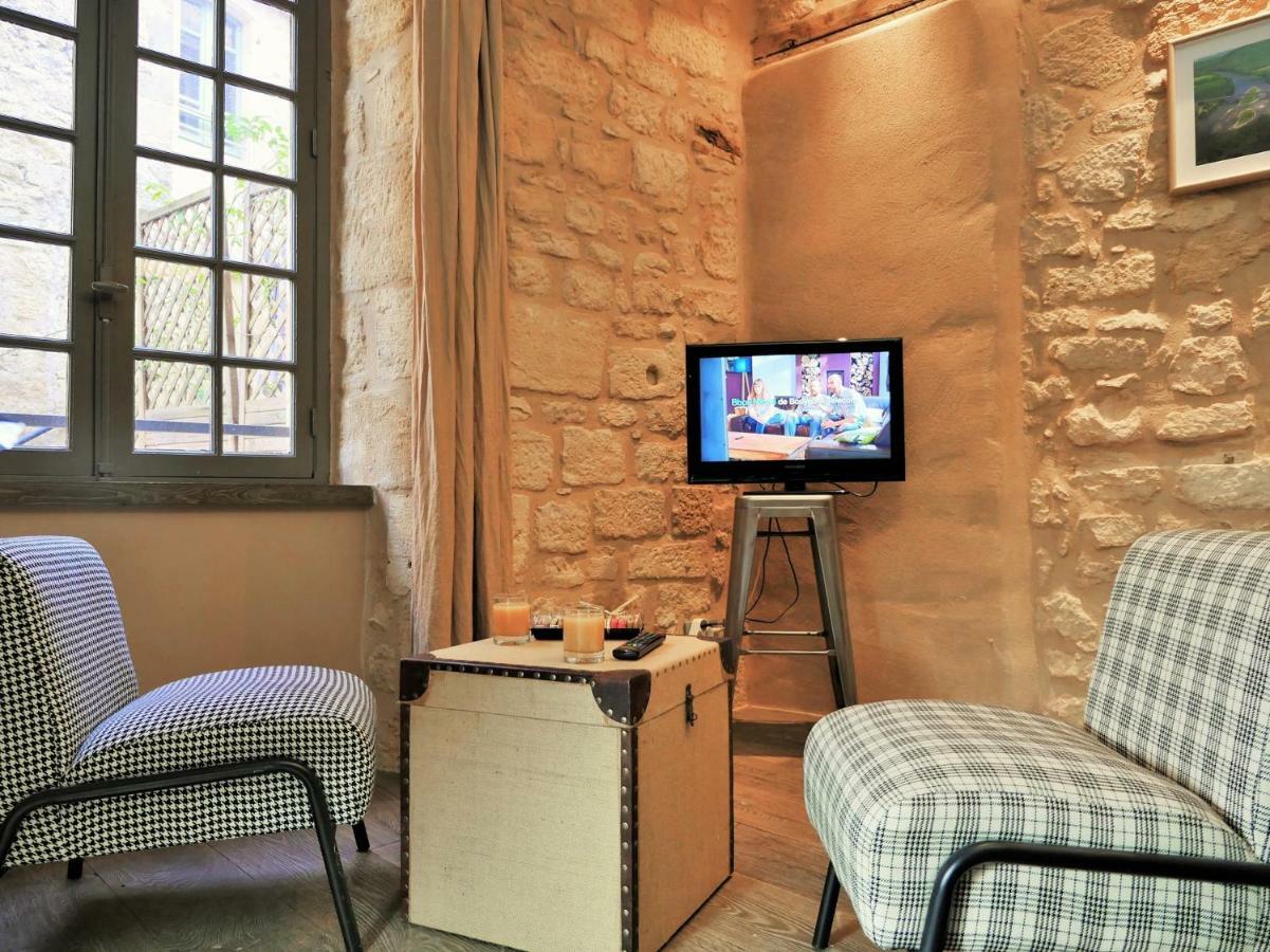 In Sarlat Luxury Rentals, Medieval Center - Rastignac Eksteriør bilde